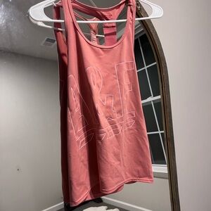 Abercrombie&Fitch tank top for working, pink with logo, small